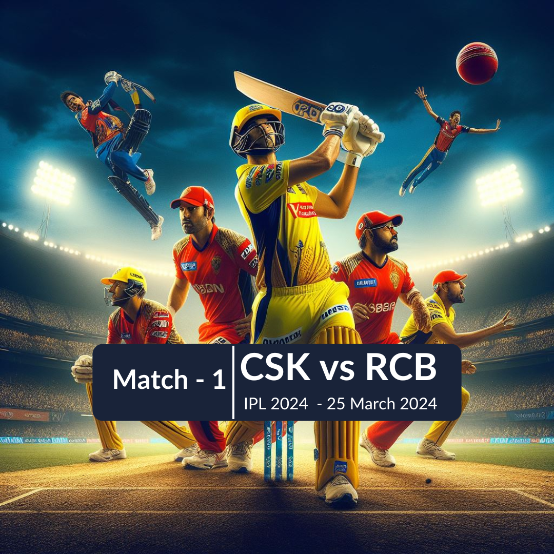 TATA IPL 2024 : CSK vs RCB – Match 01 Report