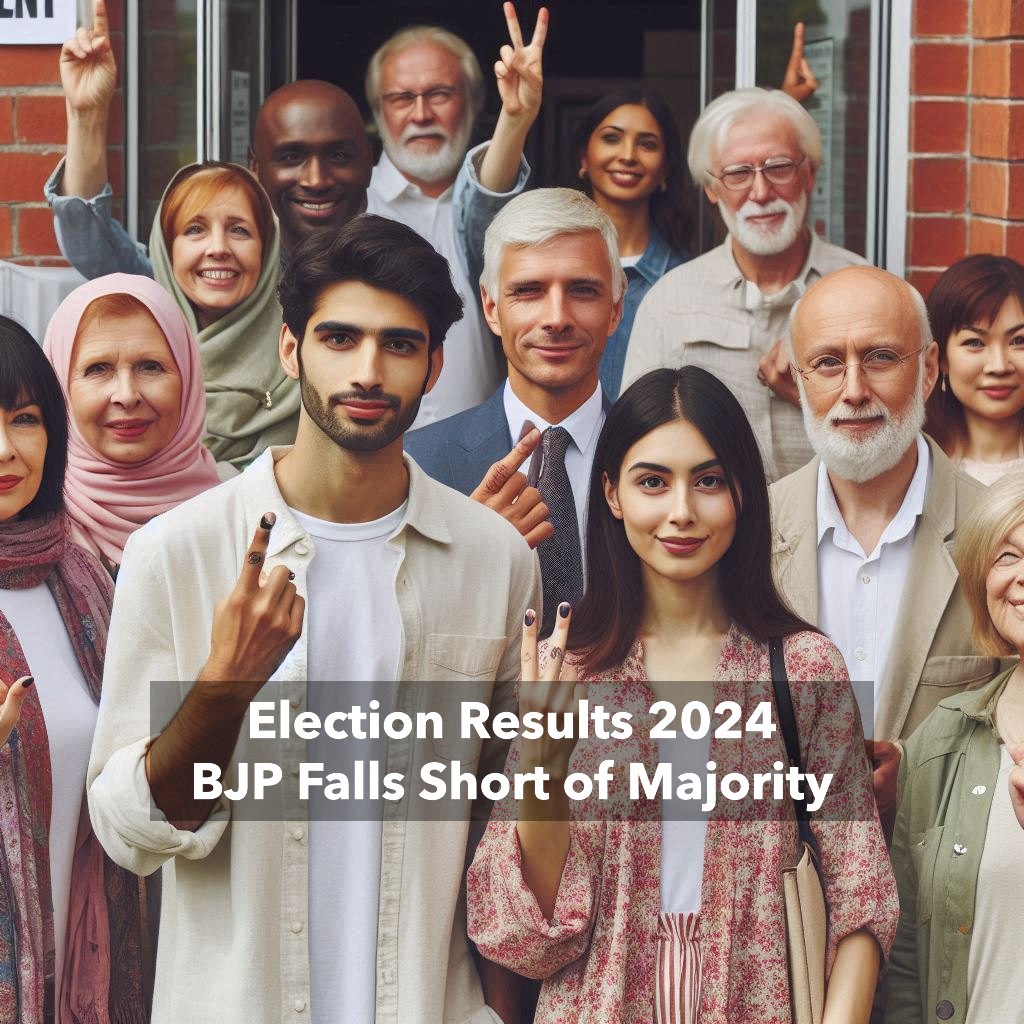 Election Results 2024: BJP Falls Short of Majority