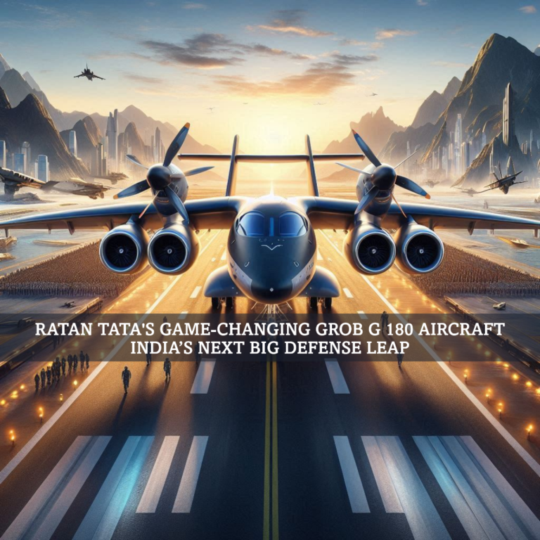 Ratan Tata's Game-Changing Grob G 180 Aircraft