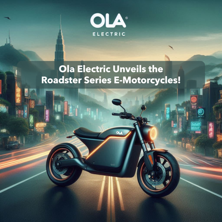 Ola Roadster Series E-Motorcycles Launch